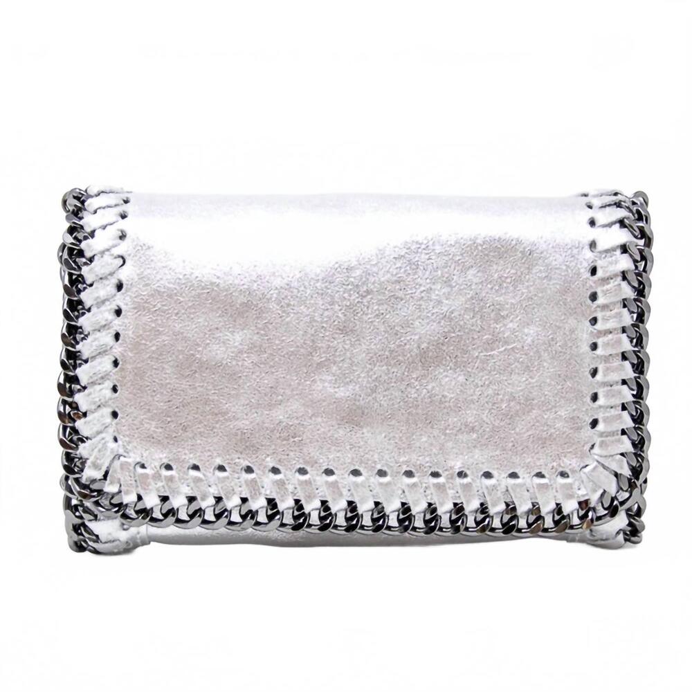 NEW GERMAN FUENTES eliza clutch in silver